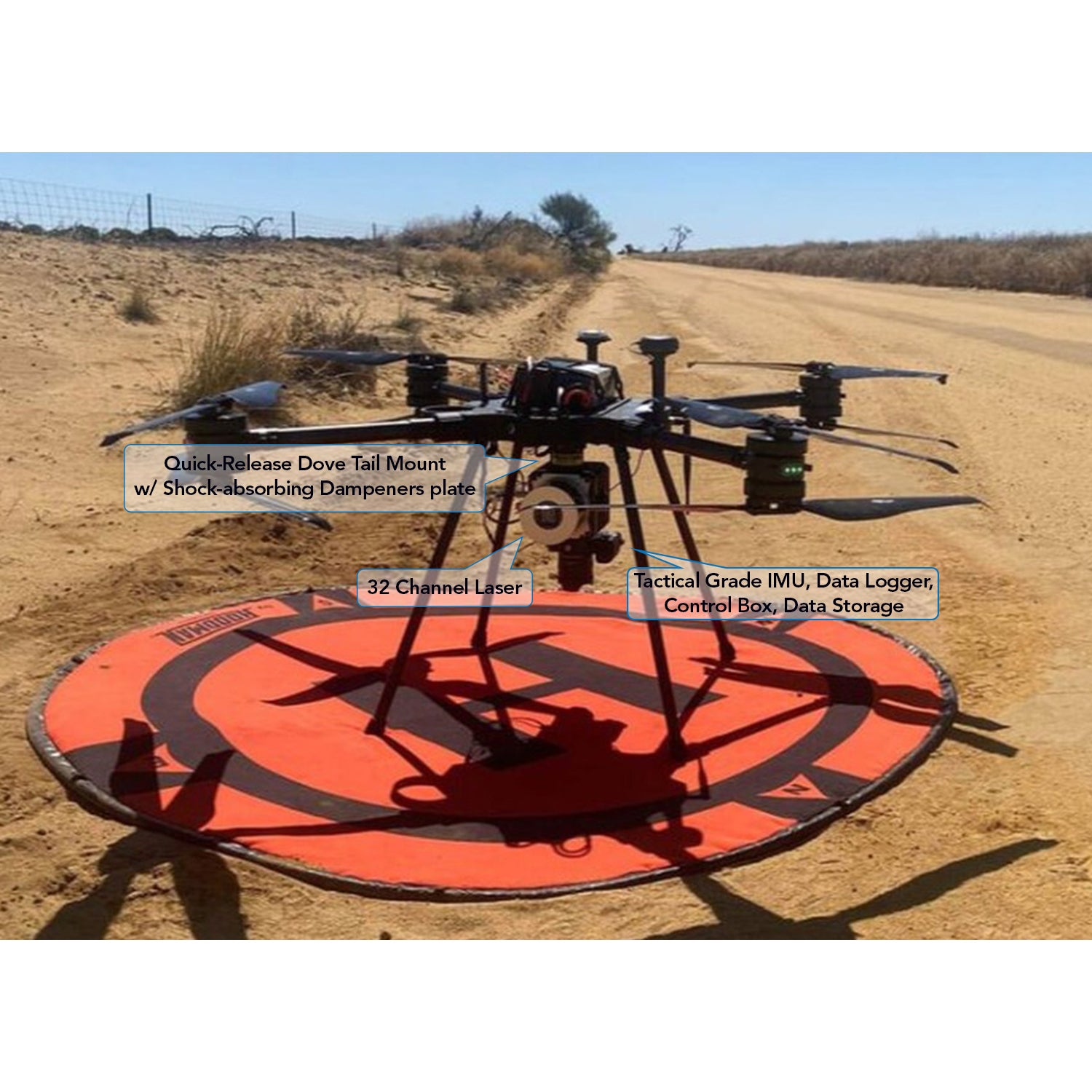 LiDARUSA Surveyor 32 UAV-LiDAR System with SL800 -Drone Systems- eGPS Solutions Inc.