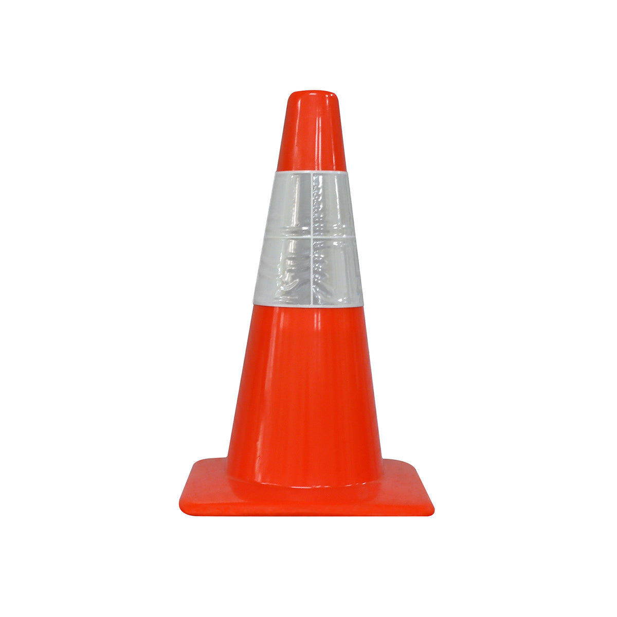 18" Reflective Traffic Cone with 6" Collar -Safety- eGPS Solutions Inc.