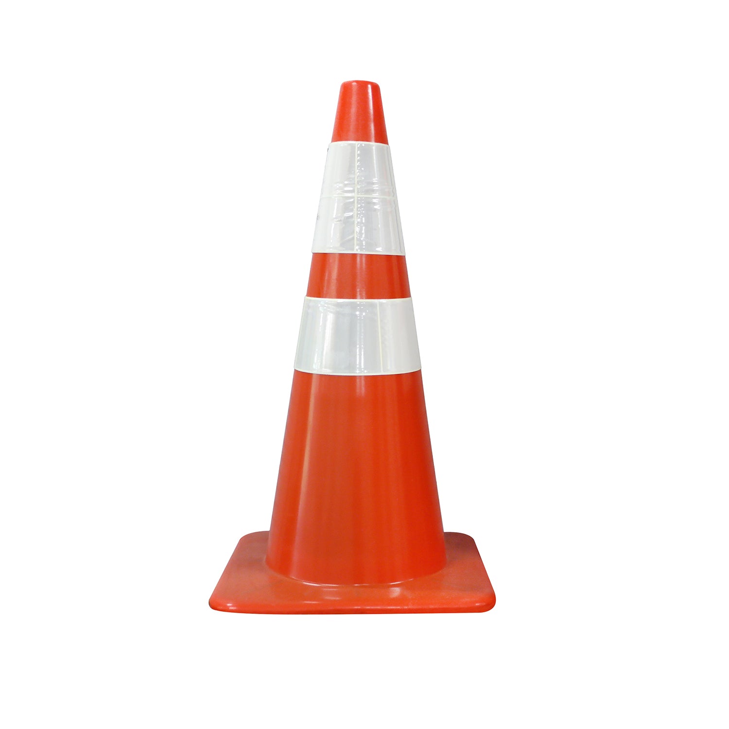Large 28" Reflective Traffic Cone with 6" and 4" Collars -Safety- eGPS Solutions Inc.