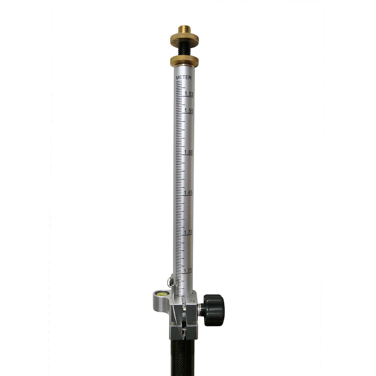 8 ft Aluminum and Carbon Fiber Prism Pole w/ Dual Graduations and Adapter -Rods, Poles & Accessories- eGPS Solutions Inc.