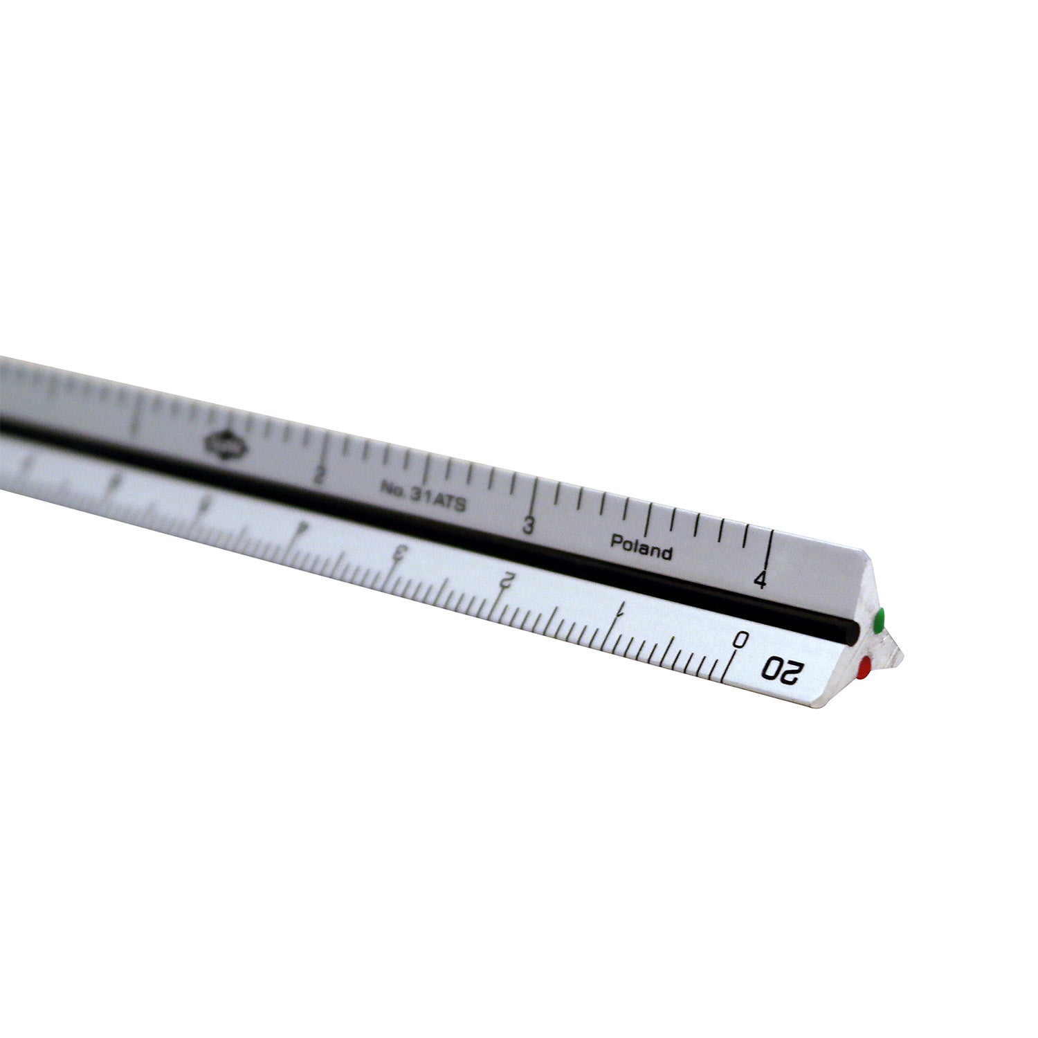 Alvin 4" Mini Aluminum Engineer Triangular Scale -Drafting Accessories- eGPS Solutions Inc.
