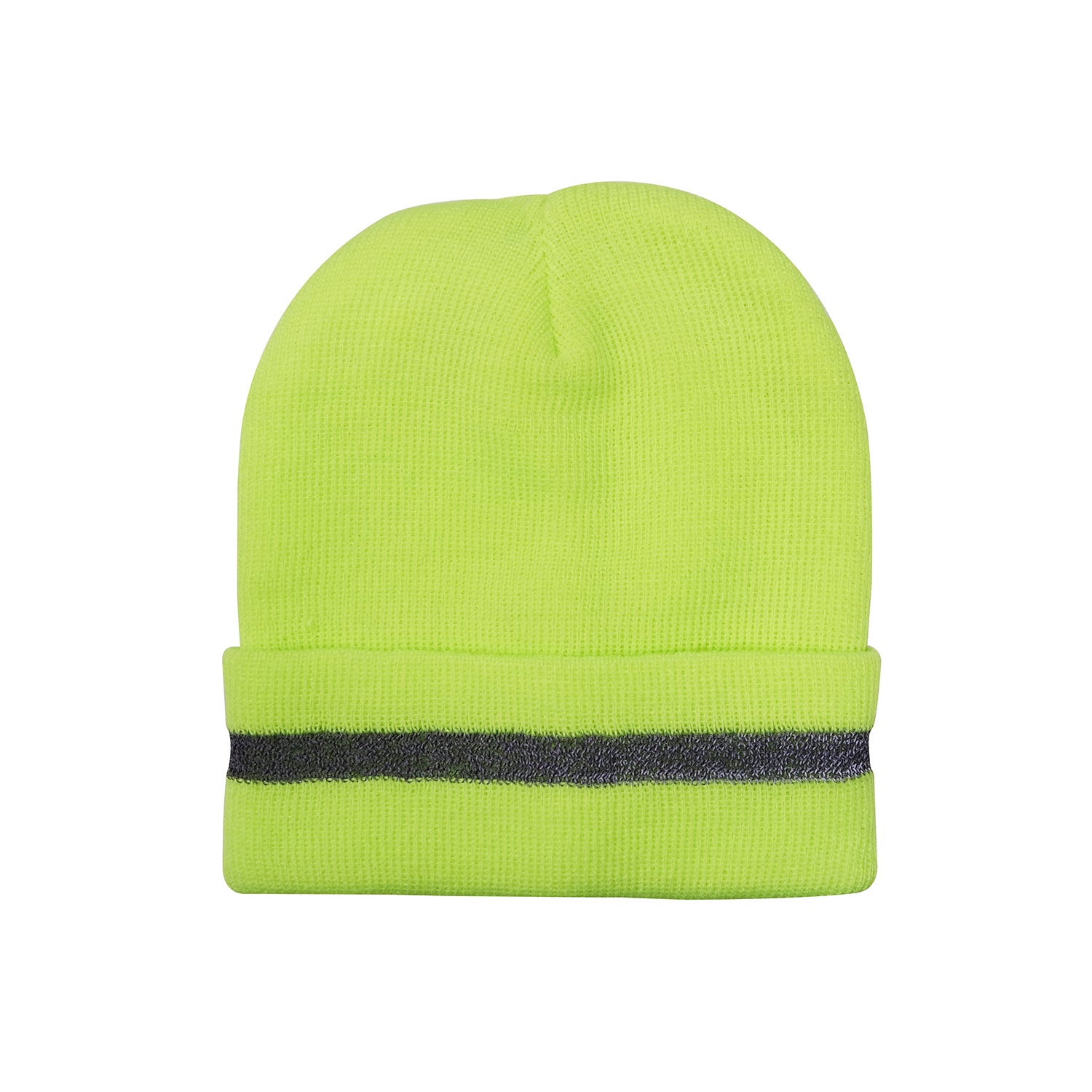Hi-Viz Insulated Polyester Knit Cap with 3M Reflective Stripe -Safety- eGPS Solutions Inc.