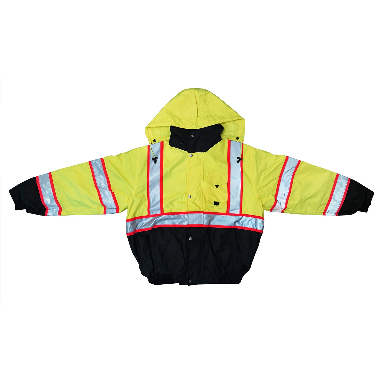 Omni 3-Season Waterproof Thermal Jacket - Neon Yellow -Safety- eGPS Solutions Inc.