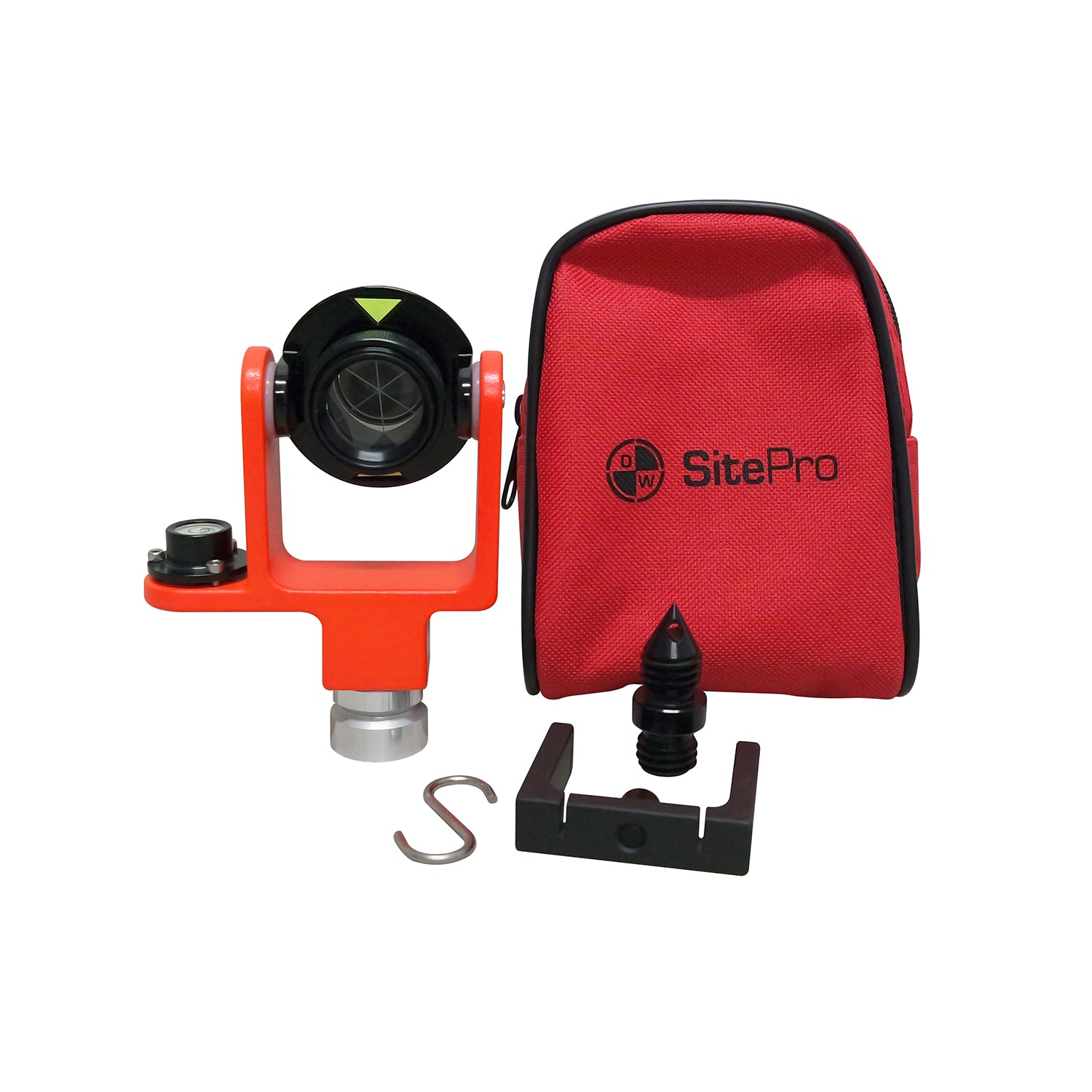 SitePro Mini Prism System with On-Board Side Vial -Prisms & Accessories- eGPS Solutions Inc.