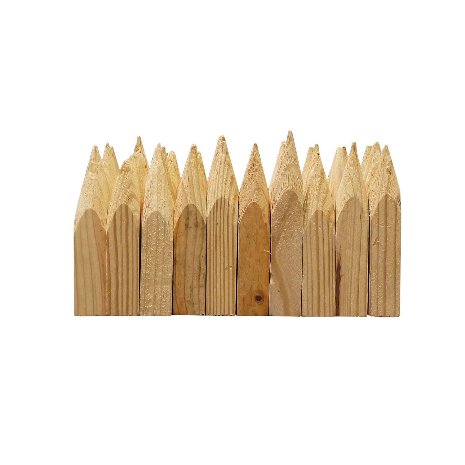 Wood Hubs 12" - Pine Bundle of 25 -Wood Stakes and Hubs- eGPS Solutions Inc.