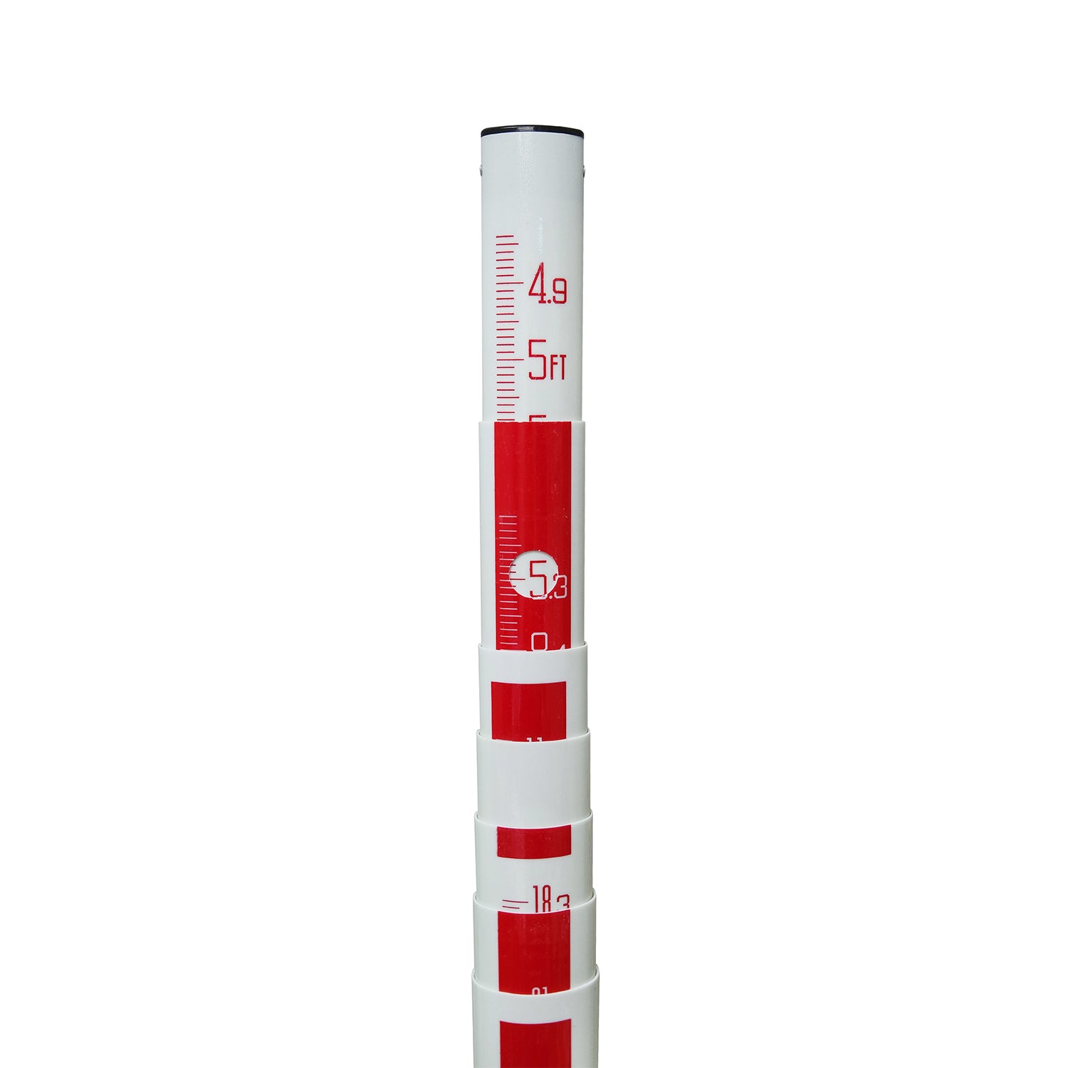 GeoMax 25 ft SK Oval Fiberglass Level Rod (Ft, 10ths) -Rods, Poles & Accessories- eGPS Solutions Inc.