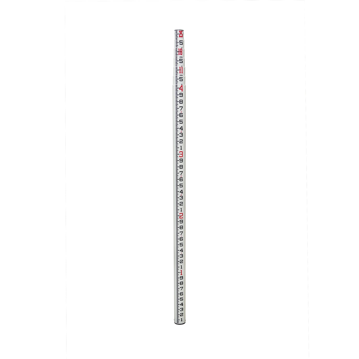 GeoMax 25 ft SK Oval Fiberglass Level Rod (Ft, 10ths) -Rods, Poles & Accessories- eGPS Solutions Inc.
