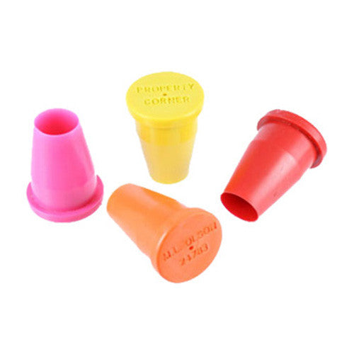 #5 Rebar Caps (Fits 5/8" Rebar) - Pack of 200 -Property Corner Rebar & Rebar Caps- eGPS Solutions Inc.