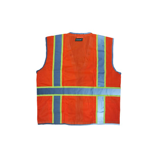 Ironwear Safety Vest 1241, ANSI Class 2 - Orange Mesh, 6 Pockets -Safety- eGPS Solutions Inc.