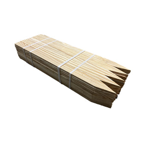 Wood Laths - Yellow Pine (Bundle of 50) -Wood Stakes and Hubs- eGPS Solutions Inc.