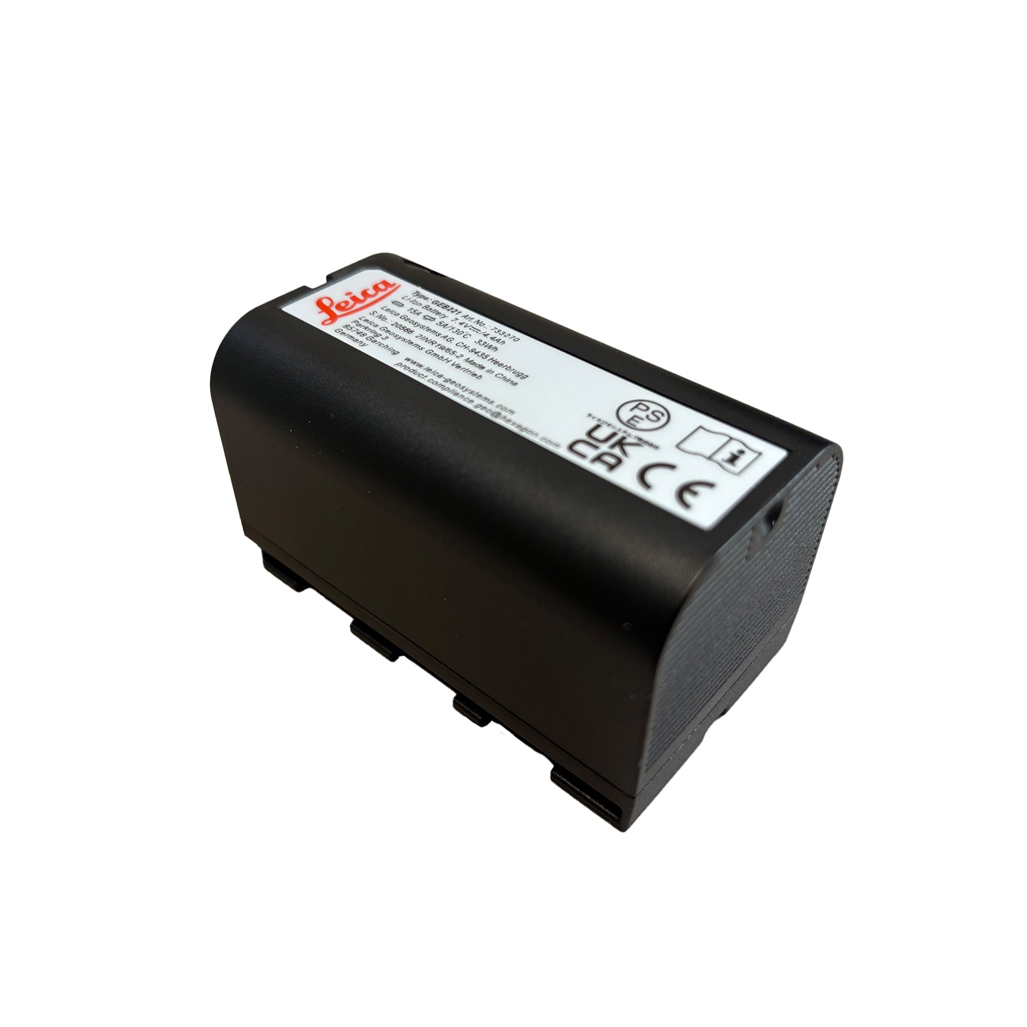 Leica GEB221 Rechargeable Li-ion Battery 4.4Ah - For Leica and GeoMax Robotic Total Stations -Total Stations- eGPS Solutions Inc.