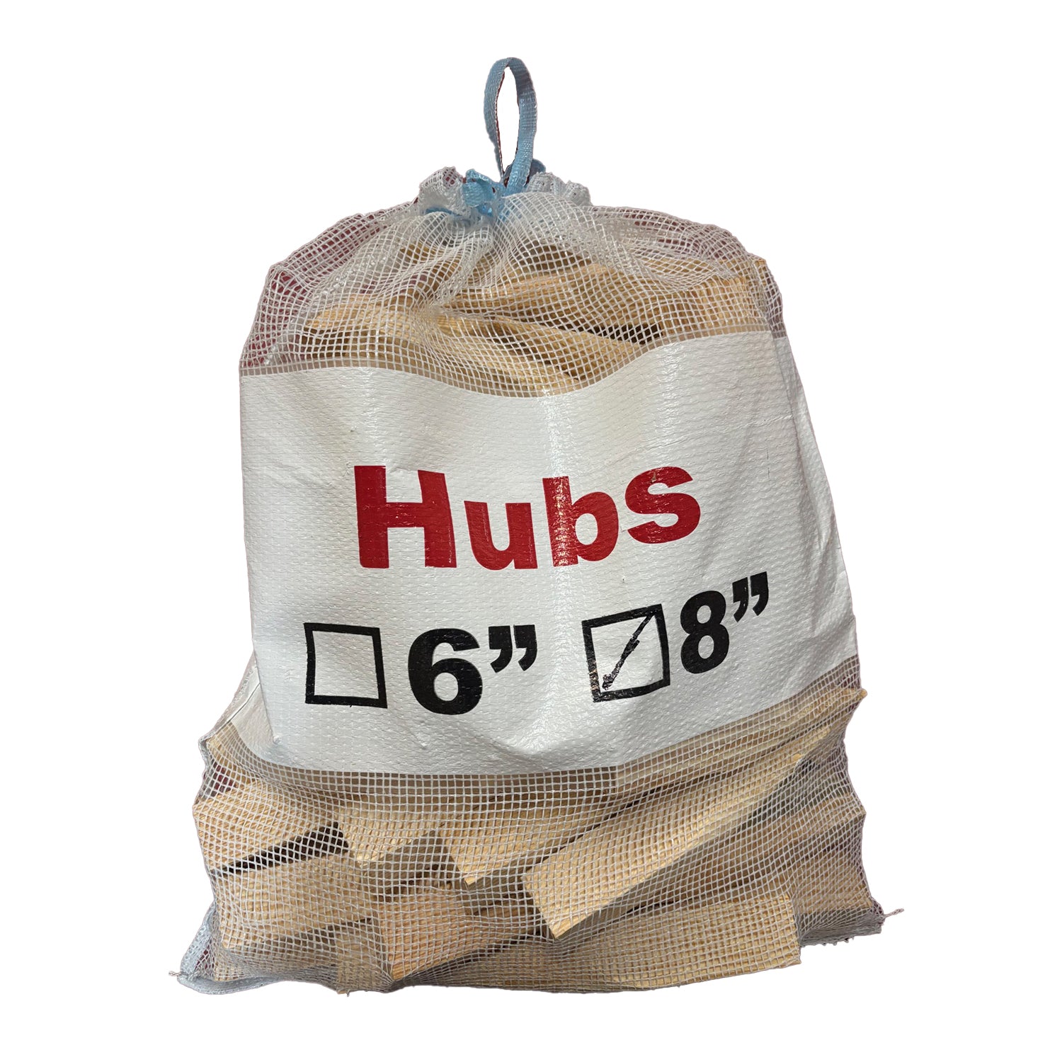 Wood Hubs Pine 6" and 8" -Wood Stakes and Hubs- eGPS Solutions Inc.