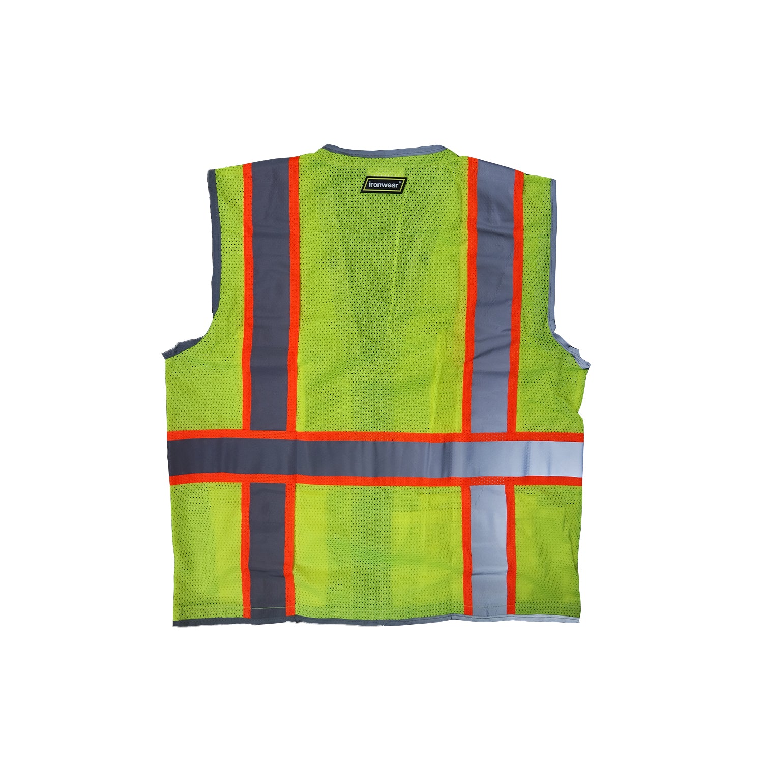 Ironwear Vest Lime 1241, ANSI Class 2, - Lime Mesh, 6 pockets -Safety- eGPS Solutions Inc.