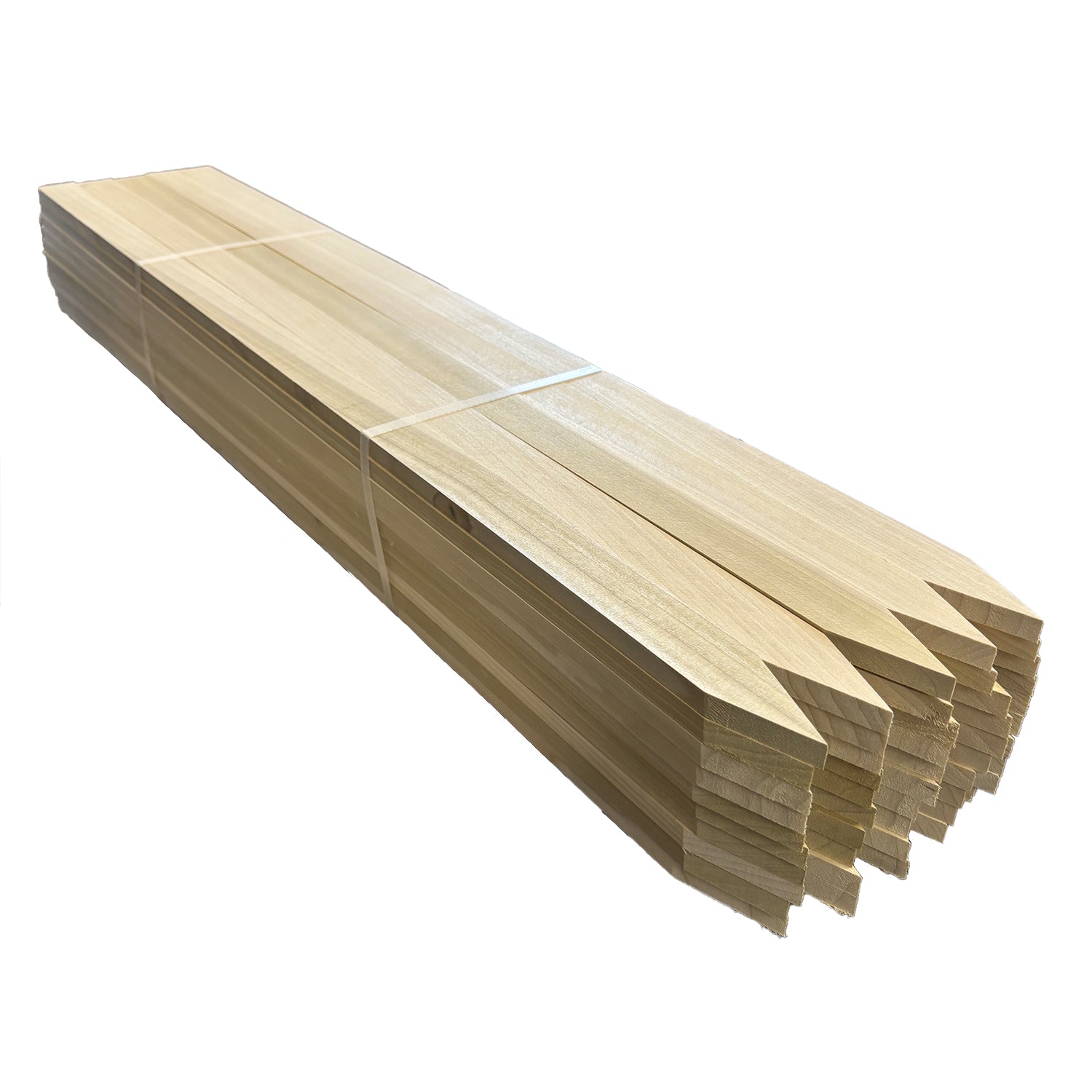 Wood Lath - Hardwood (Bundle of 50) -Wood Stakes and Hubs- eGPS Solutions Inc.