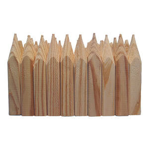 Wood Hubs 8-100 - Pine (Bundle of 100) -Wood Stakes and Hubs- eGPS Solutions Inc.