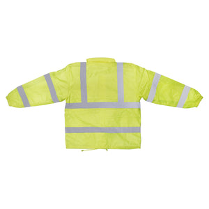 3A Safety Groups Rainwear Safety Jacket - Lime -Safety- eGPS Solutions Inc.