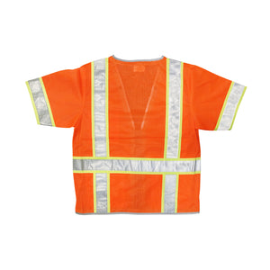 3A Safety Groups Surveyor Safety Vest, ANSI Class 3 - Orange -Safety- eGPS Solutions Inc.