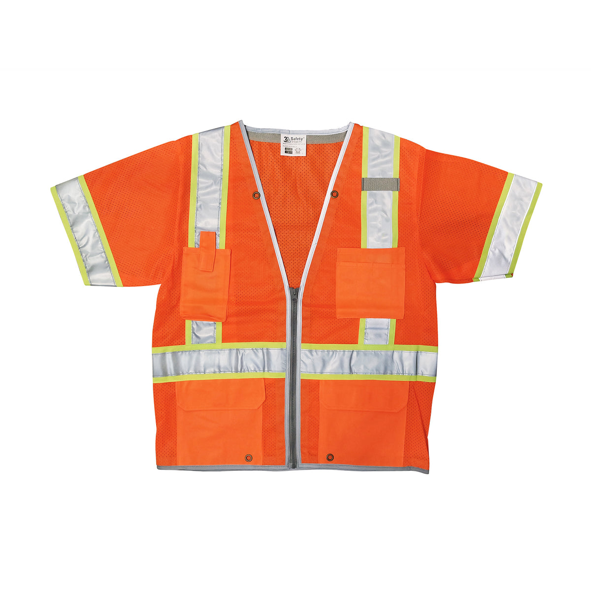 3A Safety Groups Surveyor Safety Vest, ANSI Class 3 - Orange -Safety- eGPS Solutions Inc.
