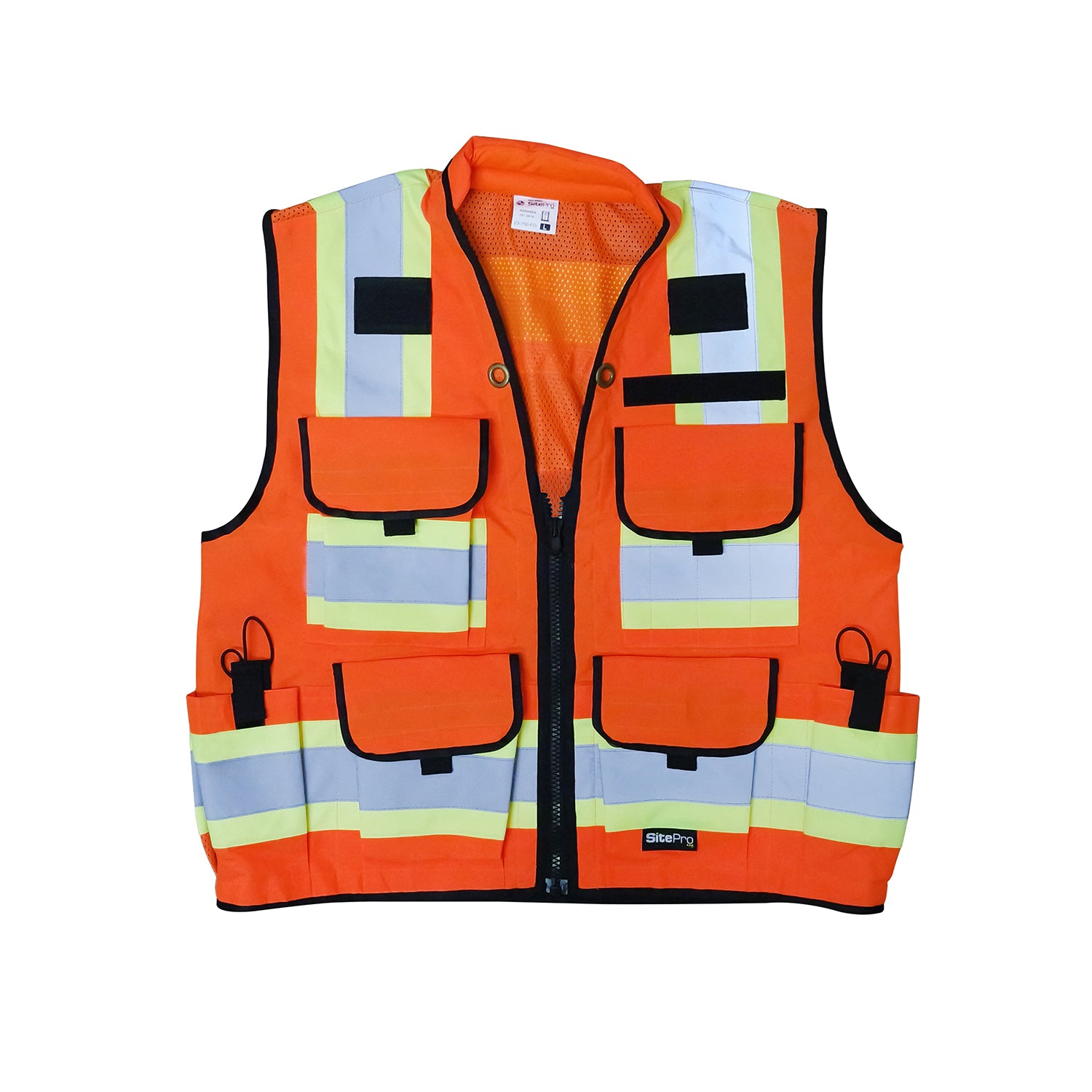 SitePro Premium Surveyor Safety Vest, Class Orange eGPS Solutions Inc.