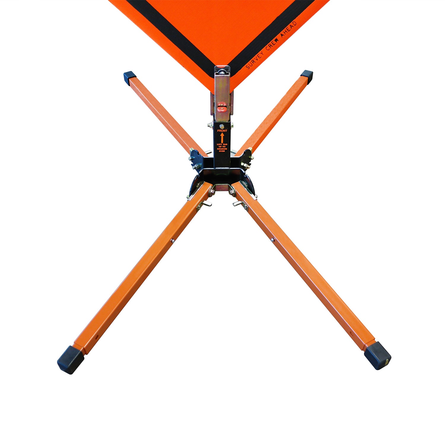 Steel Sign Stand with Telescoping Legs -Safety- eGPS Solutions Inc.