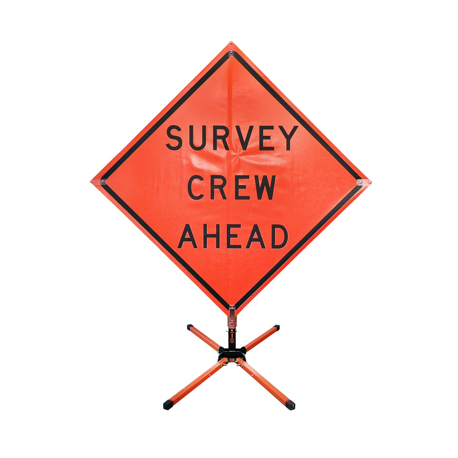 Vinyl Safety Sign - Survey Crew Ahead -Safety- eGPS Solutions Inc.