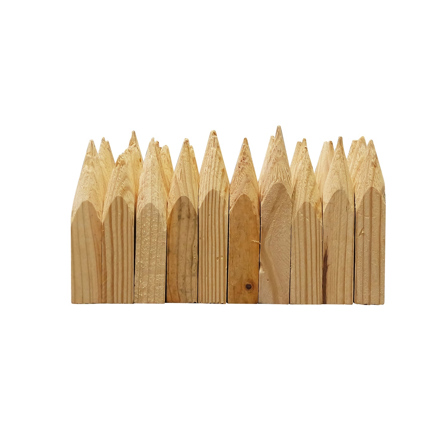 Wood Hubs 12" - Pine Bundle of 25 -Wood Stakes and Hubs- eGPS Solutions Inc.