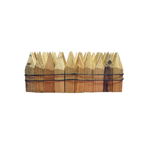 Wood Hubs - Pitch Pine 6" Bundle of 50 -Wood Stakes and Hubs- eGPS Solutions Inc.