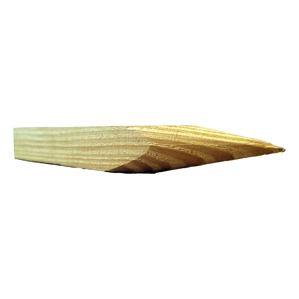 Wood Hubs 12" - Pine Bundle of 25 -Wood Stakes and Hubs- eGPS Solutions Inc.