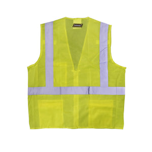 Ironwear Safety Vest, ANSI Class 2 - Lime Mesh, Silver Stripe -Safety- eGPS Solutions Inc.