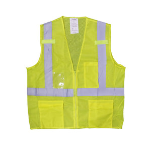 Ironwear Safety Vest, ANSI Class 2 - Lime Mesh, Silver Stripe -Safety- eGPS Solutions Inc.